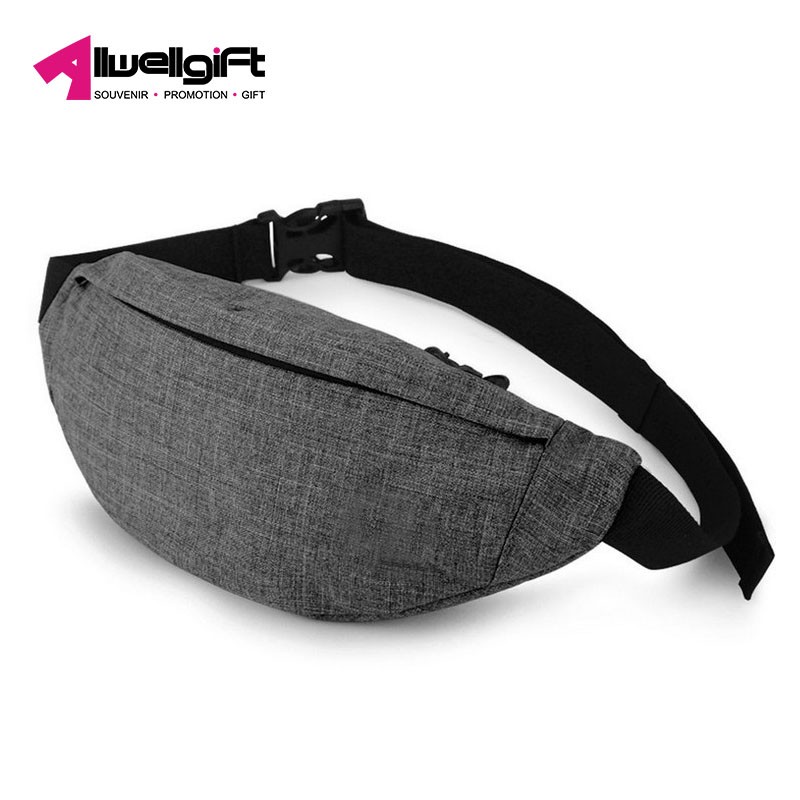 Travel Fanny Bag Sling Pocket Super Lightweight Orange lining For Travel Cashier's box Waist Pack