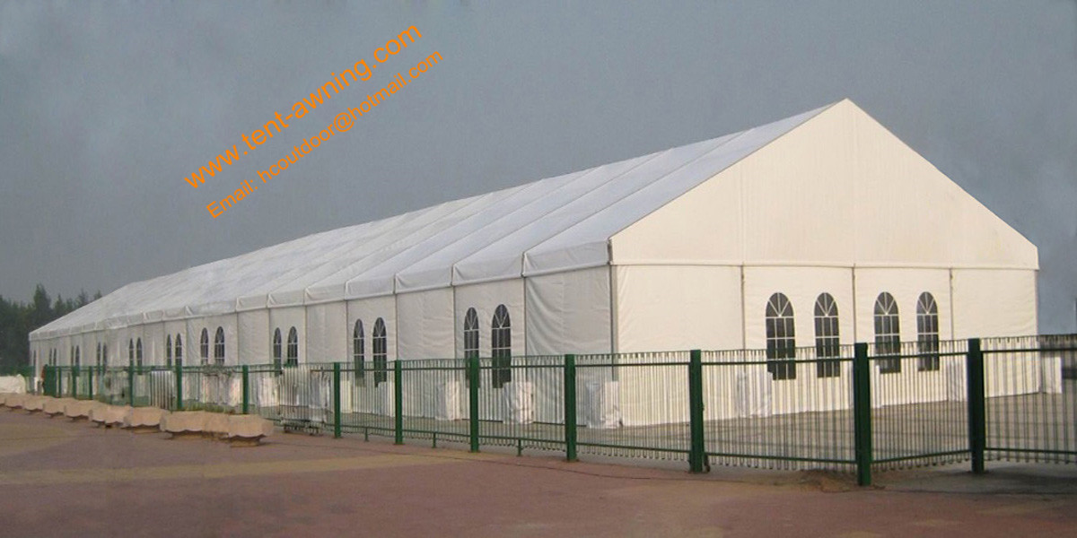 Temporary Warehouse Tent, Outdoor Waterproof Aluminum Warehouse Storage Tent