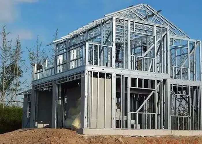 Prefab Modular USA Standard Customized Luxury House for Families Light Guage Steel Custom House With New Design
