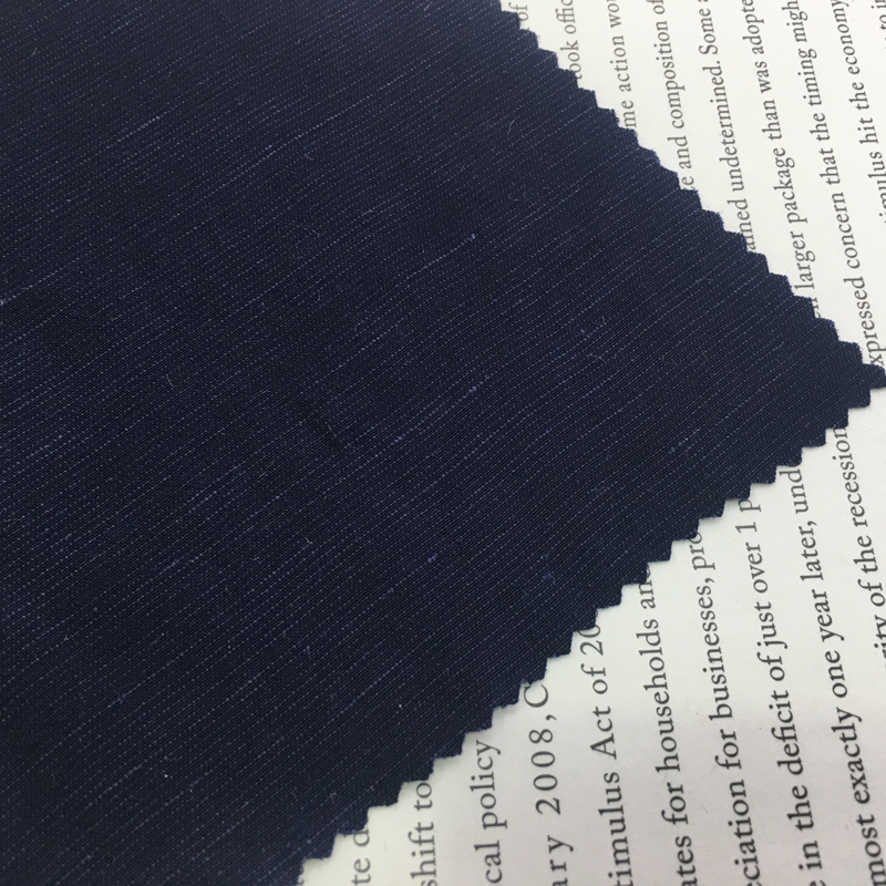 Chinese factory woven eco friendly fabrics 187gsm 34%rayon41%viscose25%linen fabric for dress for garment for shirt for pajamas
