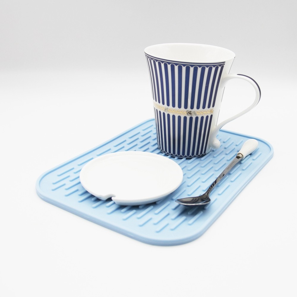 Heat Resistant Glass Cup Collapsible Silicone Dish Mat