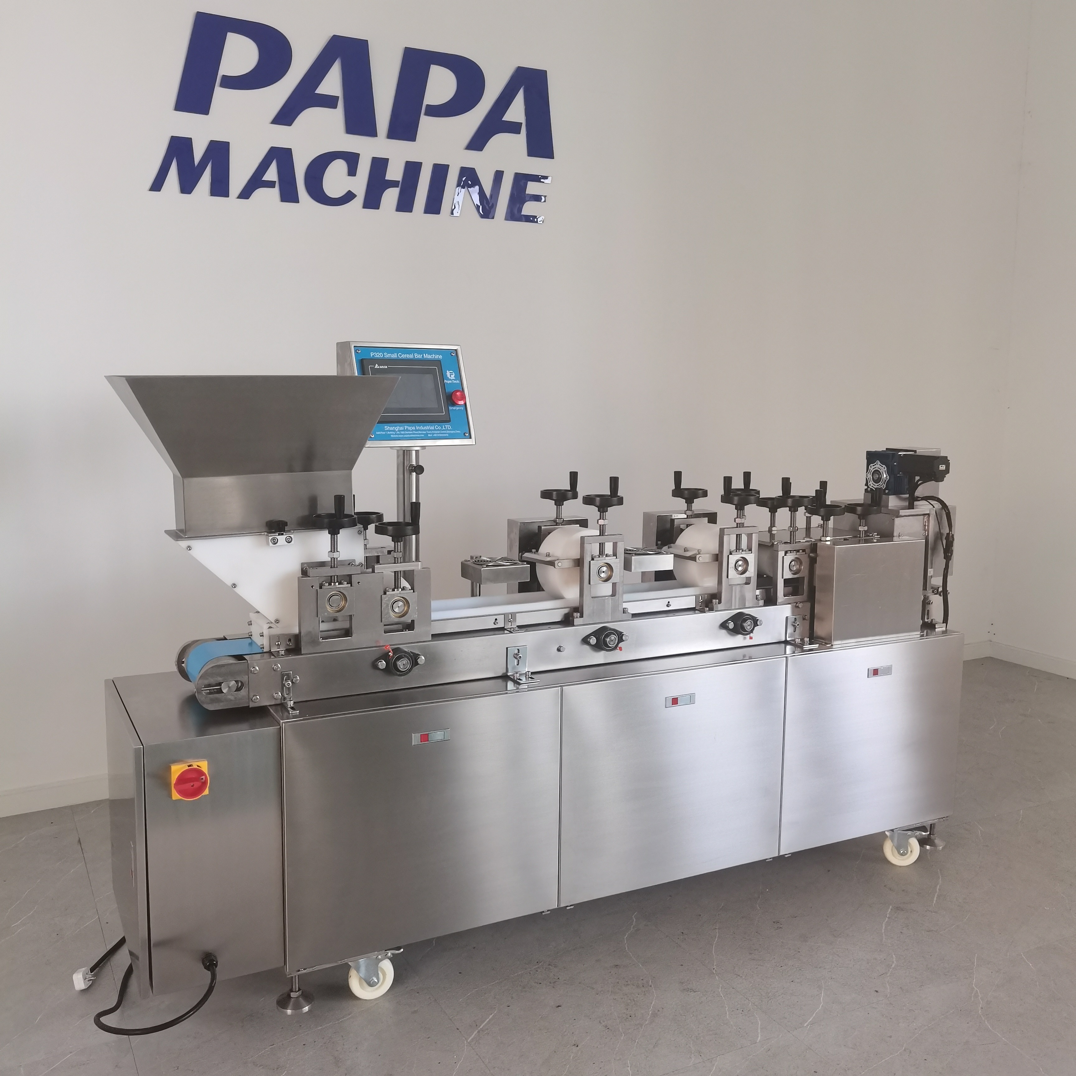 Papa Hot Selling Small Nougat Bar Production Line With PLC Control