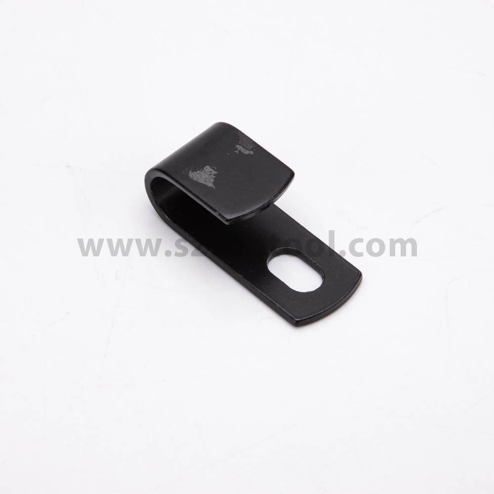 OEM Bolt & Screws Stamped Metal Bracket Zinc Blue Metal Stamping Parts