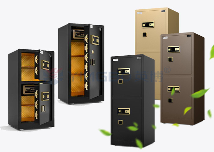 Biometric Fingerprint Lock Luxury Home Safes Anti Theft 120kg YB/RS-150D