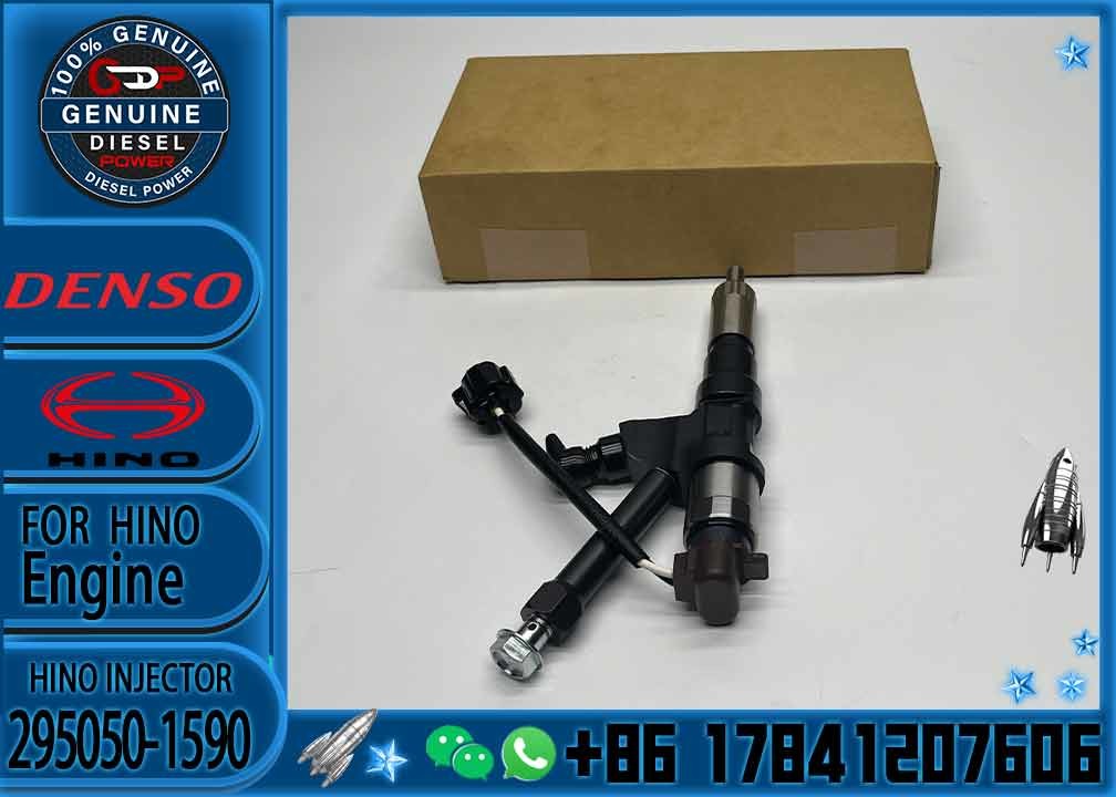 High Quality Fuel Injector 295050-1590 Fuel Injector Assembly 23670-E0590 For Toyota HILUX 2KD-FTV