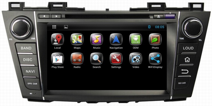 Ouchuangbo Car DVD Video Player Android 4.2 for Mazda 5 /Premacy 2009-2012 GPS Stereo System OCB-8005C