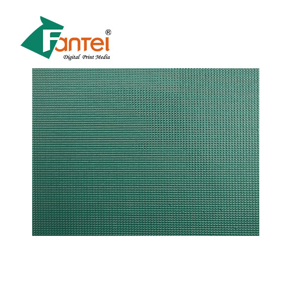 Curtain Mesh PVC Banner Privacy , Fire Resistance Mesh Banner With Liner