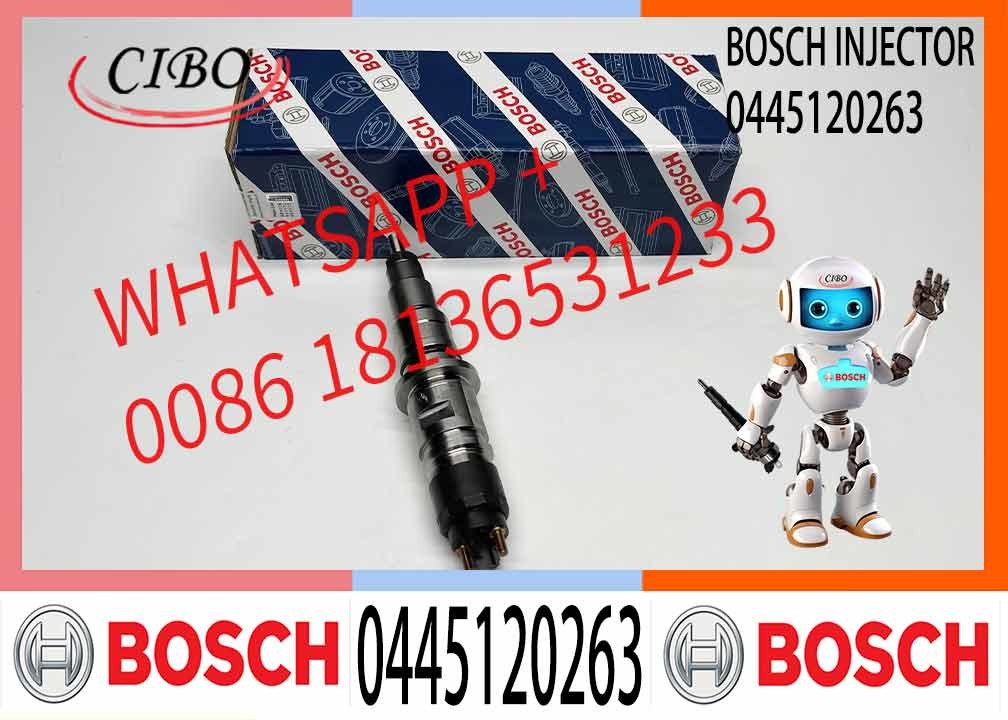 Fuel Injector 0445 120 263 0 445 120 263 Diesel Injector 0445120263 For FAW 2S1112010-L20-0000