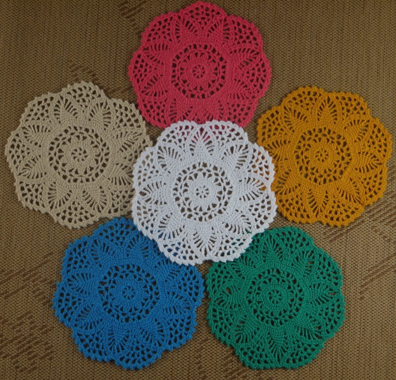 Handmade crocheted blanket handmade carpet yarn crochet decoration color block flower blanket