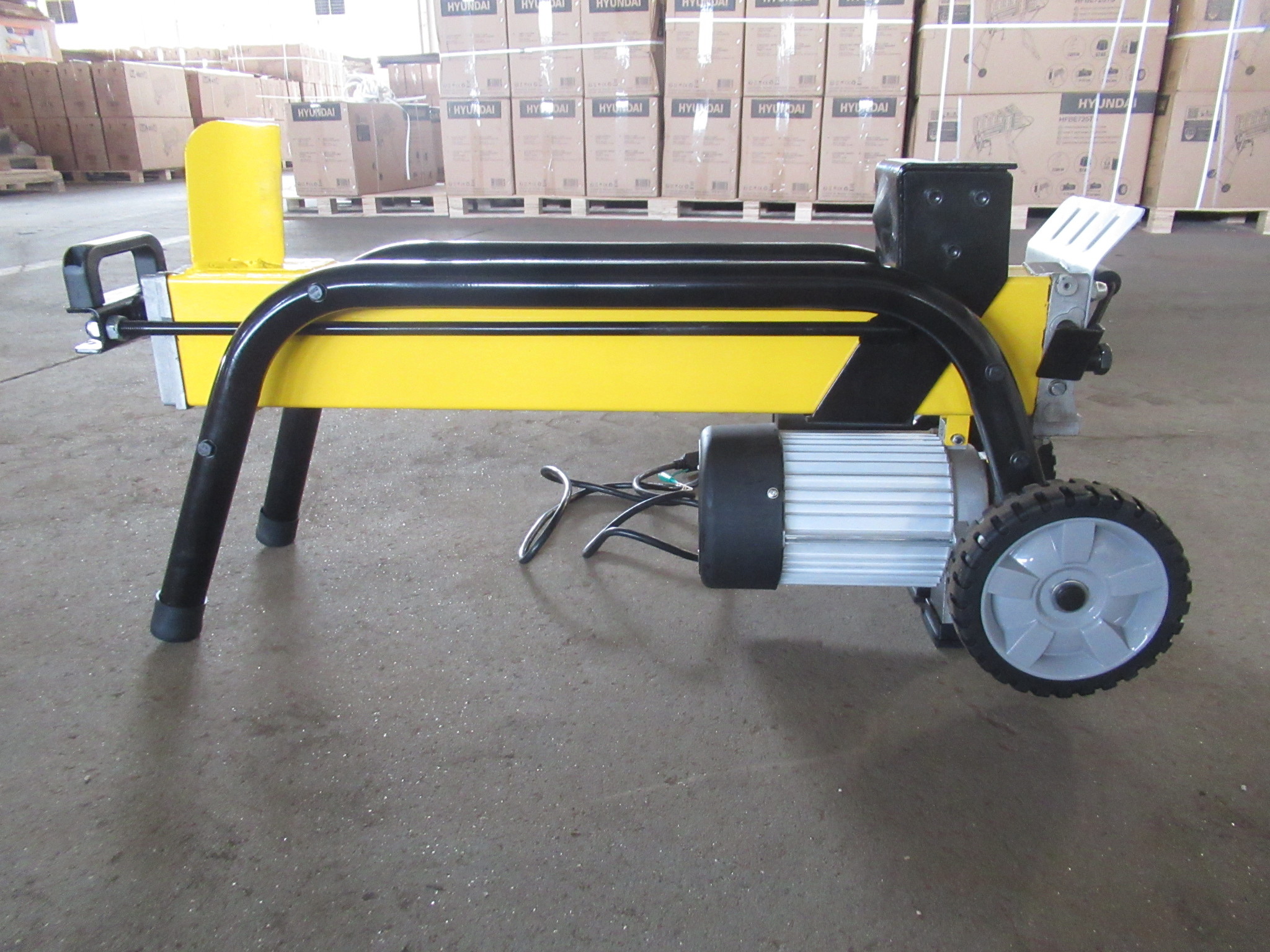 Electric Processor Log Wood Splitter Hydraulic Firewood Splitter Machine 1500W 52cm