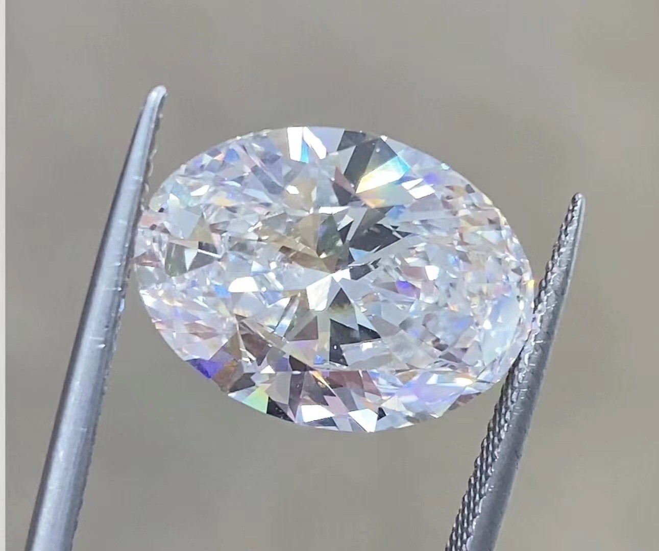 10 mohs Lab Created White Diamonds 1 Carat Oval Loose Diamond DEF Setting Jewelry
