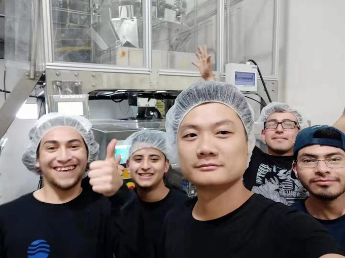 Semi-automatic beans bag filling and packing machine for small business 4