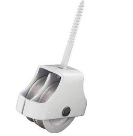White Wire Rope Pulley Outdoor Metal Iron Pulley