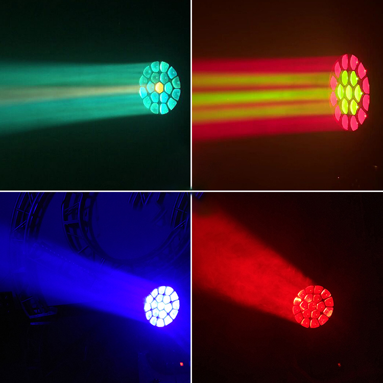 3200K-7500K LED Moving Head Wash Club DJ Bar Lights19Pcs Bee-Eye K10 Moving Head Bee Eyes