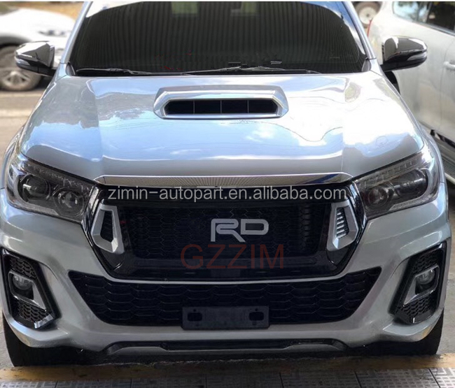 toyota car front facelift kit car upgrade kit for hilux vigo to hilux rocco 2016 2017 2018