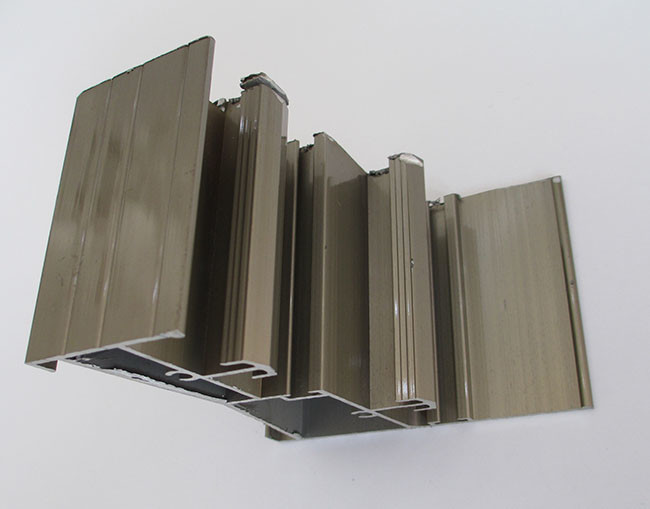 Nice Design Aluminium Sliding Wardrobe Door Profiles Customizable T5 / T6 State