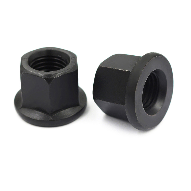M10-M30 Hexadecimal Flange Thickening Nut with Pad Plate ISO9001 Certified Zinc Nut