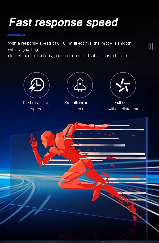 Educational Use Transparent OLED Screen High Brightness Clear OLED Display