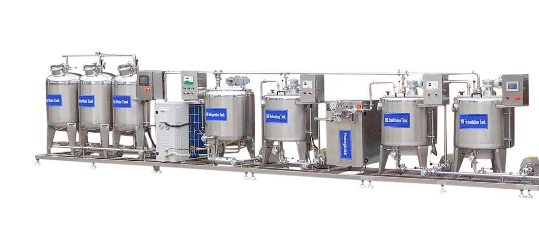 Viscous Fluid Honey Ice Cream Energy Drinks Milk Powder 100 Liter Stainless vacuum Mixing Tank with Agitator