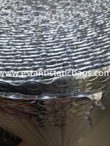 Buy cheap Dust Free Silver Bubble Wrap Insulation , 96-97% Reflective Foil Bubble Insulation product
