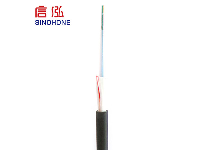 Unitube Central Structure Bulk Outdoor Fiber Optic Cable , 12 Core Fiber Cable