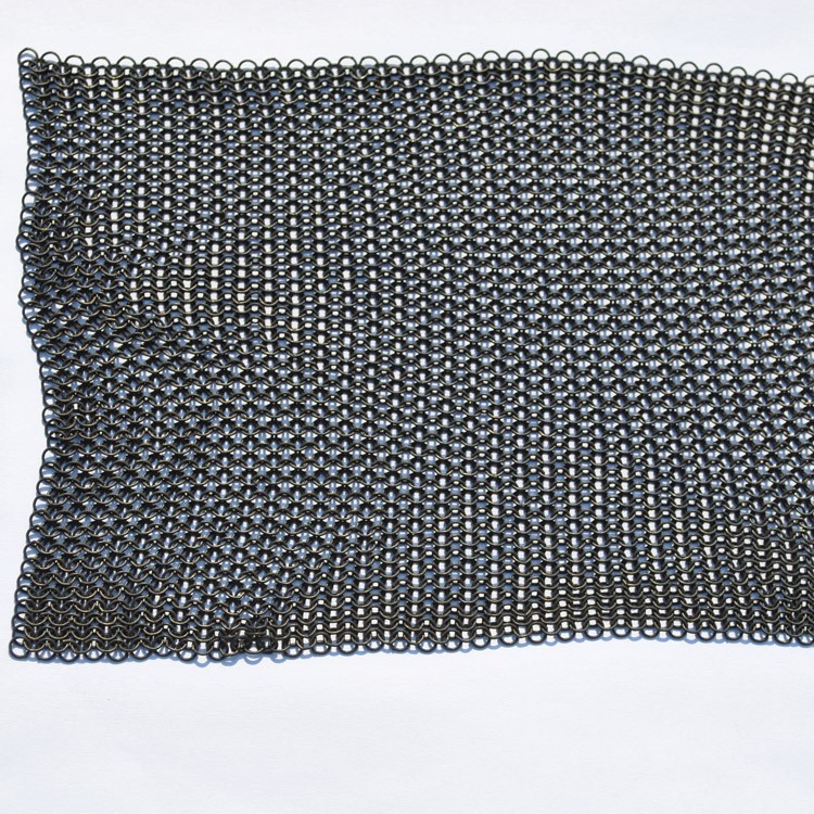 12m width Metal Mesh Ring Curtains 304 Stainless Steel Ring Mesh wearproof