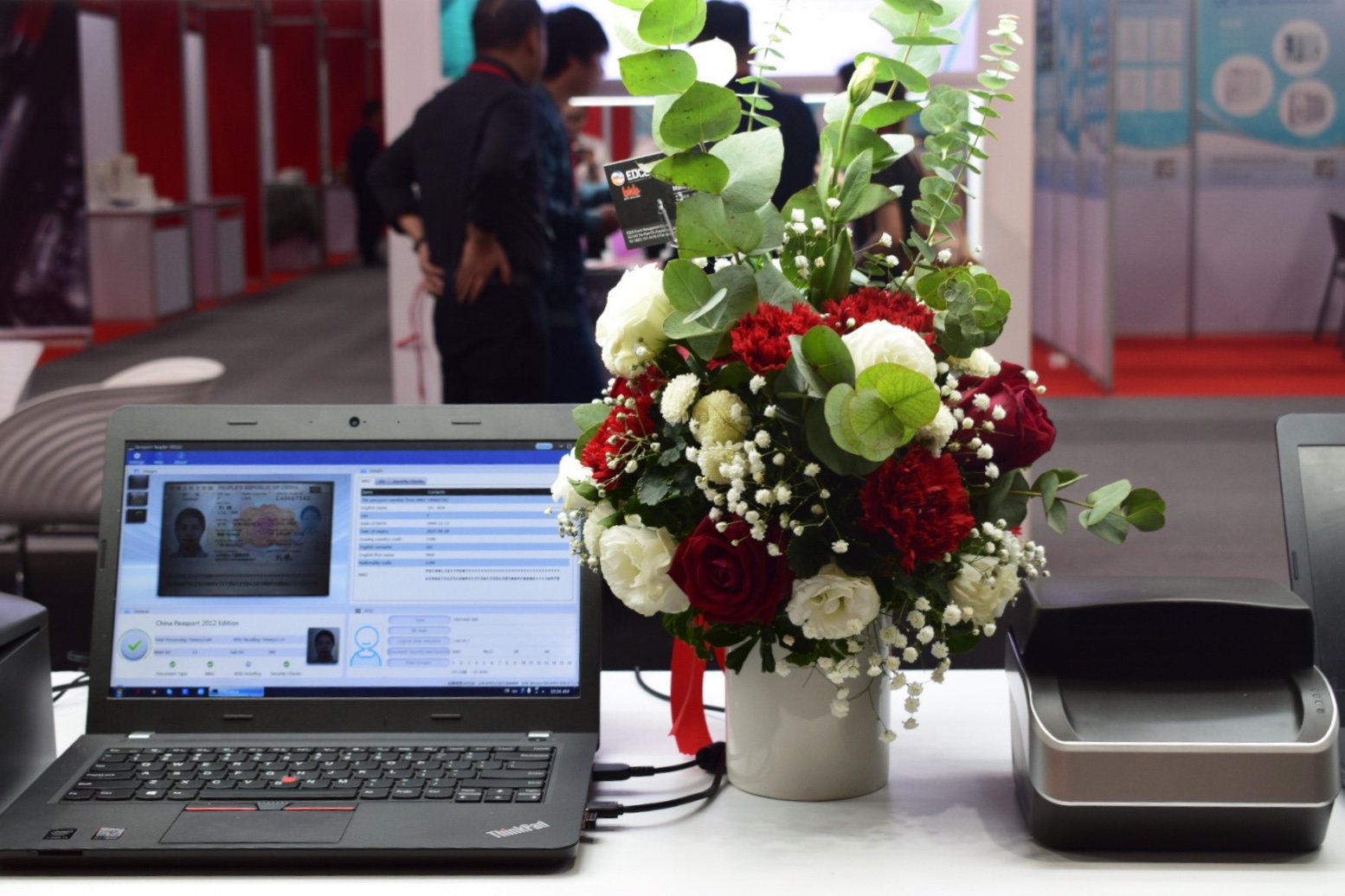 Speed USB 2.0 Interface Passport Scanner Merchant for Airport Hotel Security Scanner