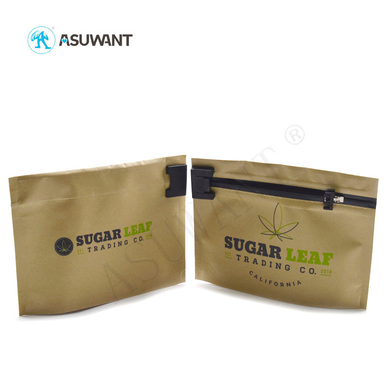 Multi - Color Child Proof Zipper Bags Reclosable With Zip Lock Resealing System