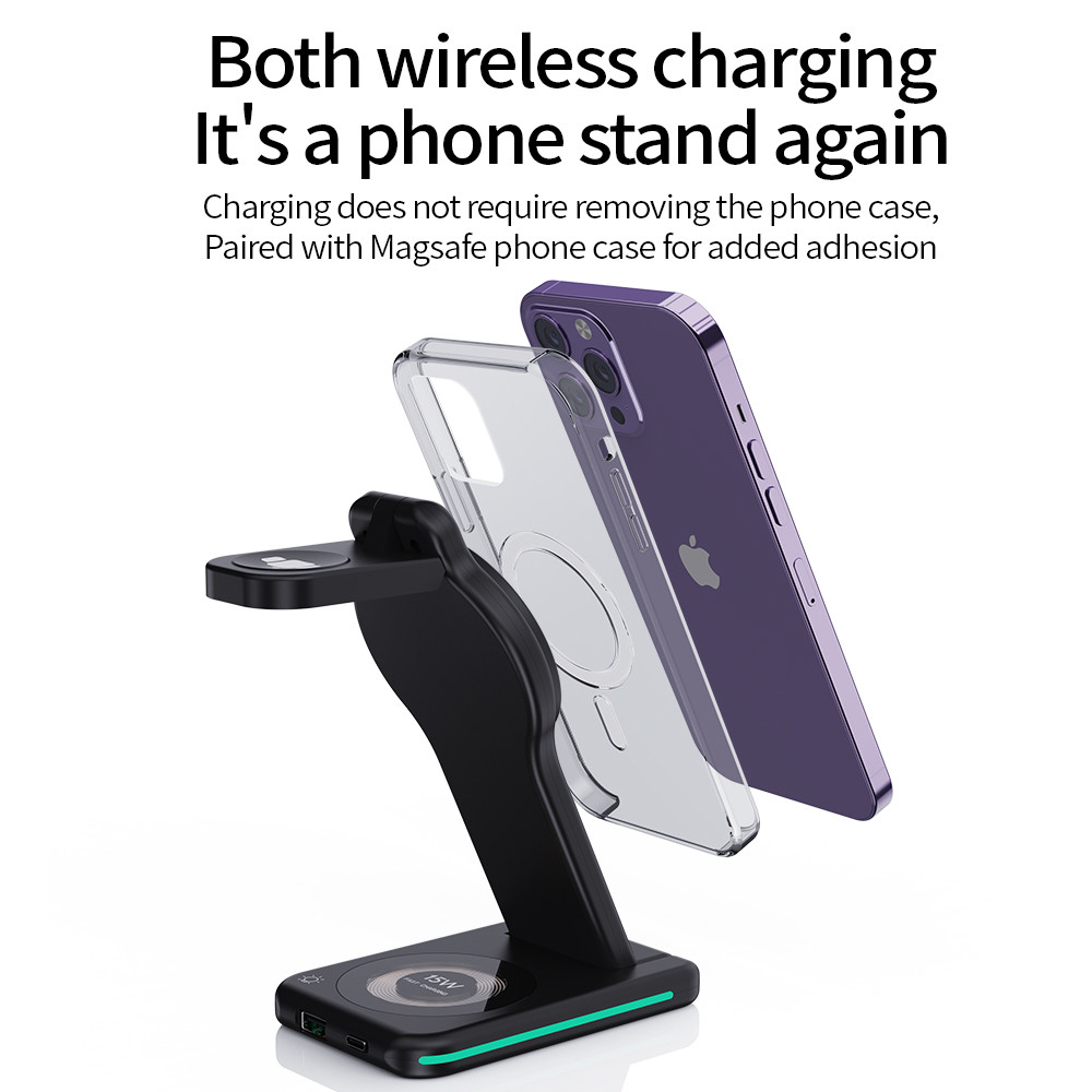 Convenient and Fast Charging with Multifunction Wireless Charger