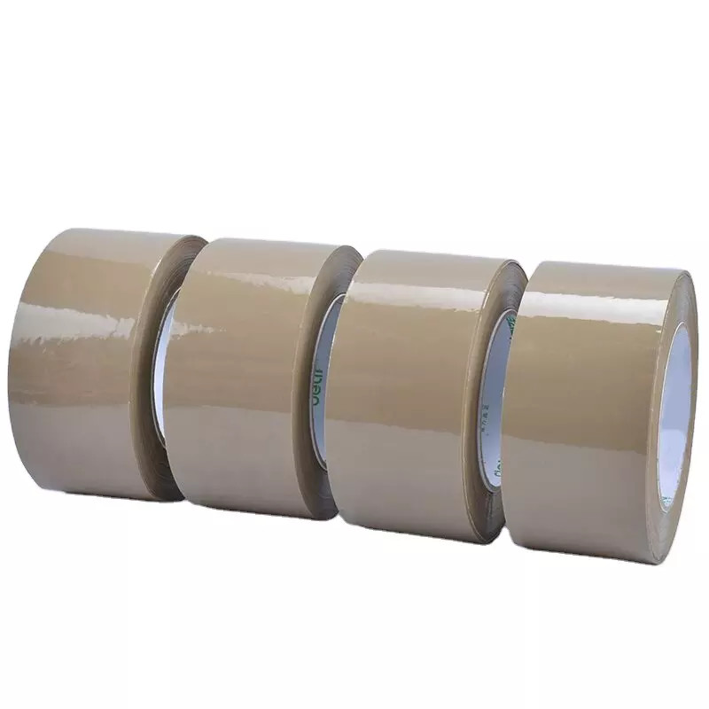 Brown Gummed Reinforced Self Adhesive Fragile Packing Tape Brown Bopp Tape