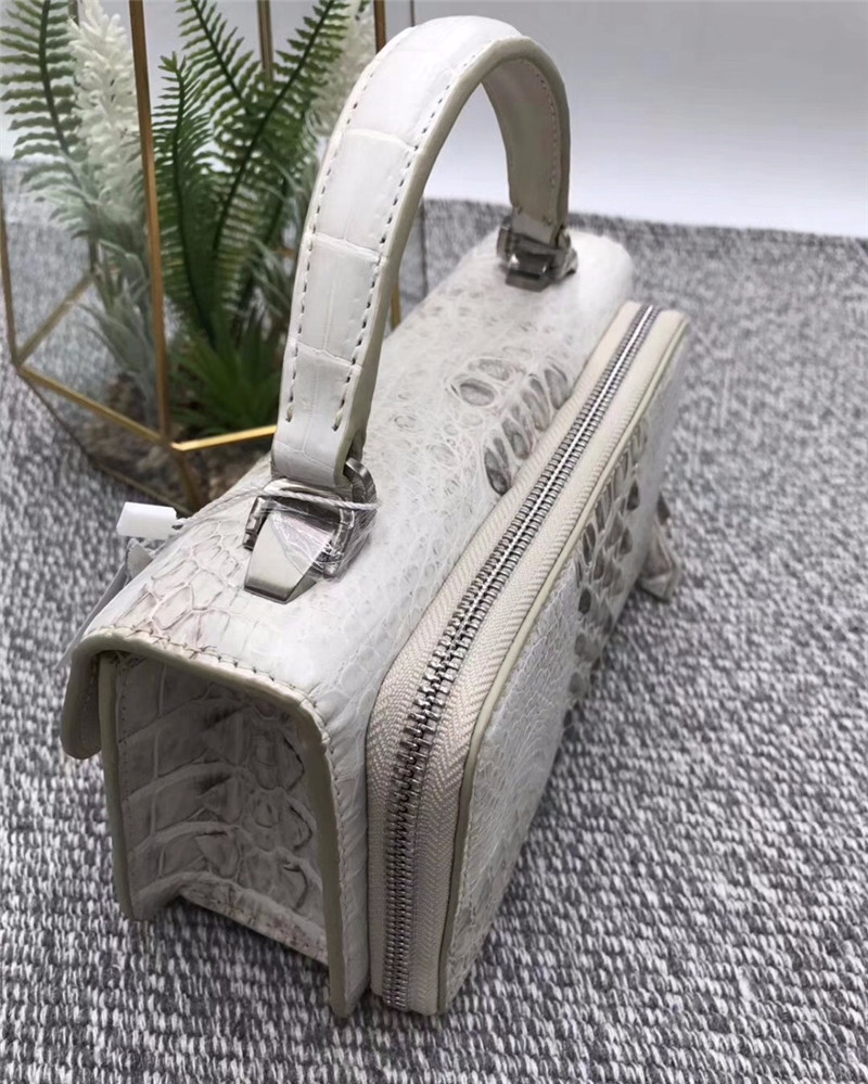Fashion Genuine Crocodile Leather Women Small Mini Handbag Lady Purse Authentic Alligator Skin Female Cross Shoulder Bag