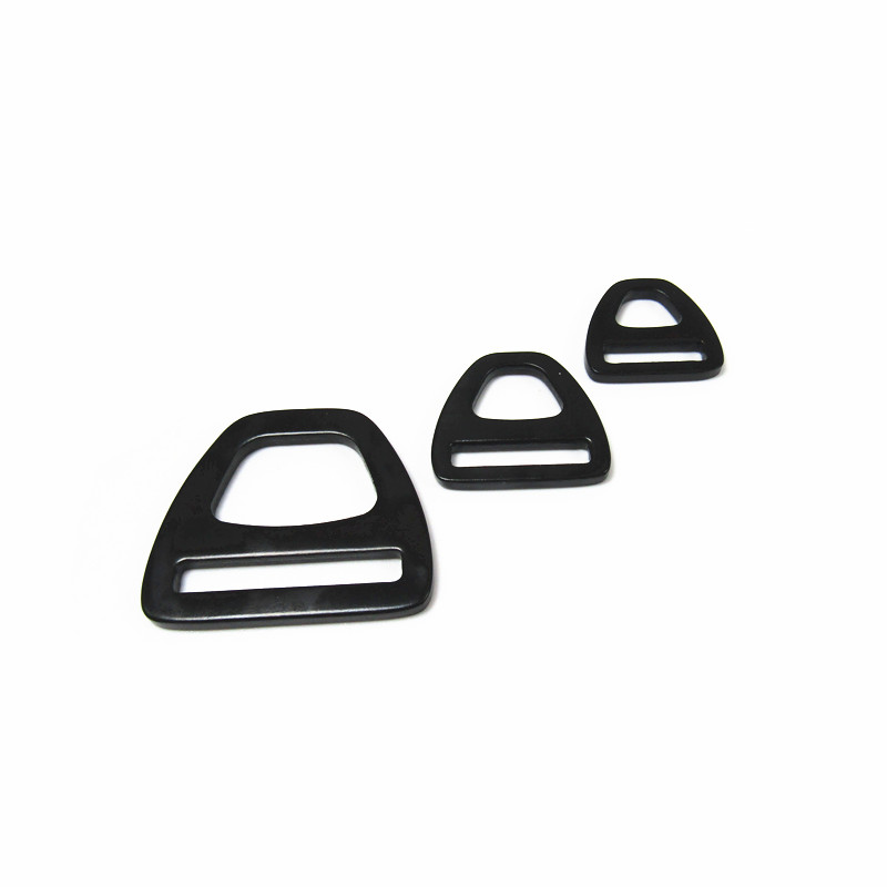20mm/25mm/38mm Black Adjustable Metal Tactical Quick Release Buckle /Triangle Buckle Sets For Pet Accessories