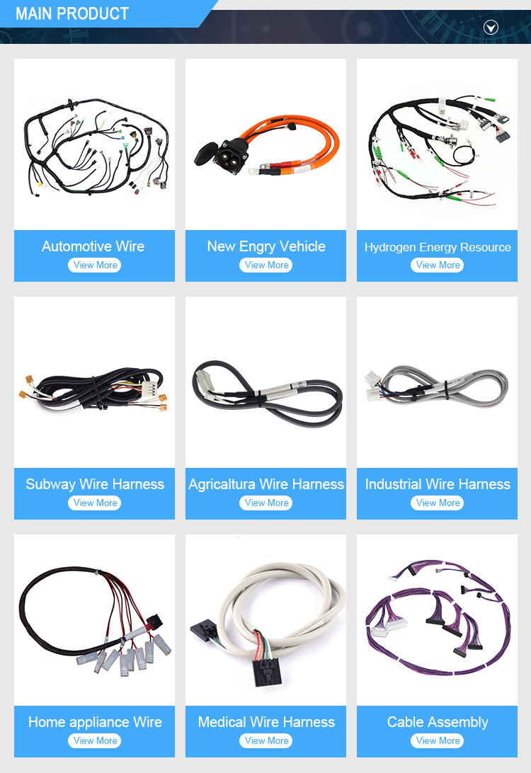 OEM Electrical Motorcycle Wire Harness Customized Length Color