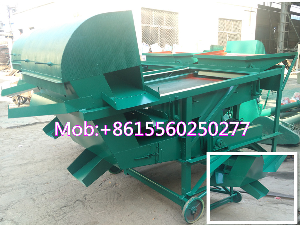 Rejecting shrivelled partioles maize electricity screening machine