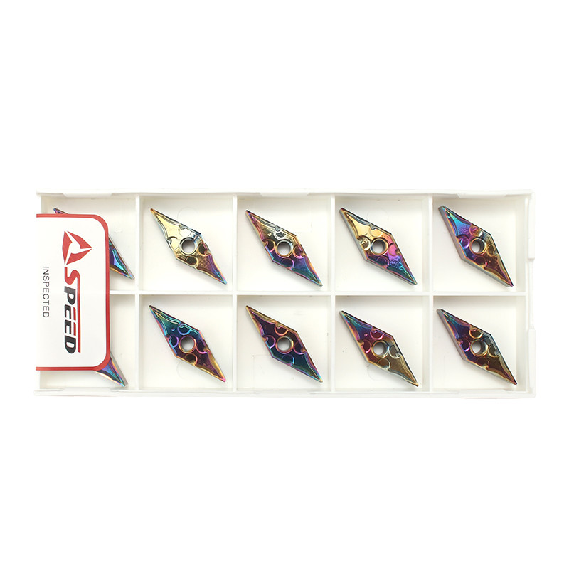 Speed High Precision Carbide Insert For Aluminum Tungsten Carbide VNMG160404 Inserts