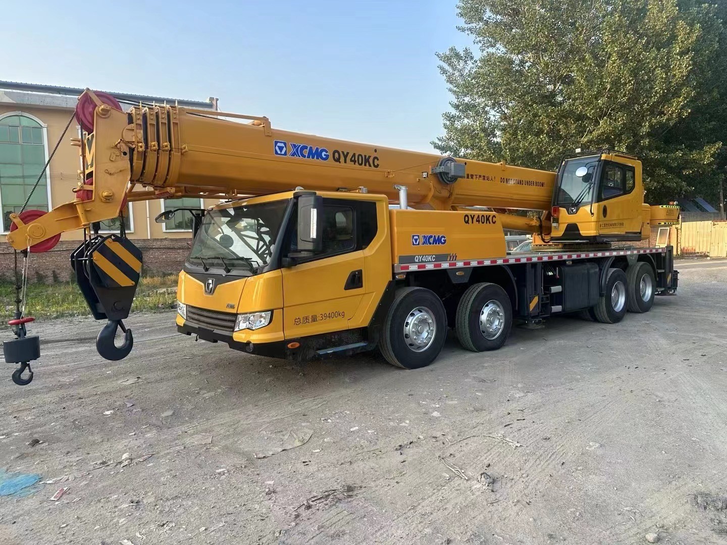 40T XCMG Powerful Used Mobile Crane Refreshed Truck Hydraulic Crane With U Shaped Boom