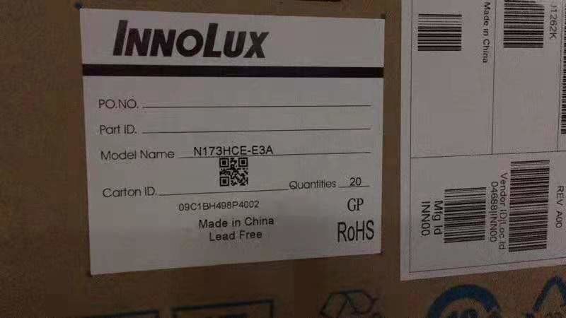1920*1080 Pixels Panel Widescreen LCD Computer Monitors Innolux 17.3 Inch N173HCE-E3A