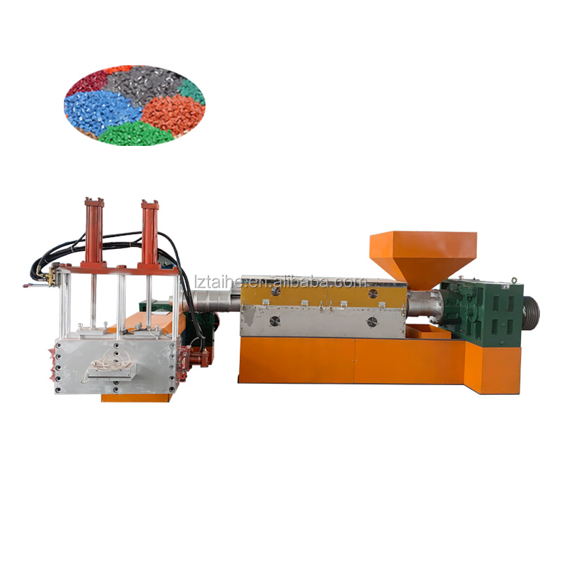 Double Stage Single Screw PP PE ABS Plastic Granules Pelletizer Extruder