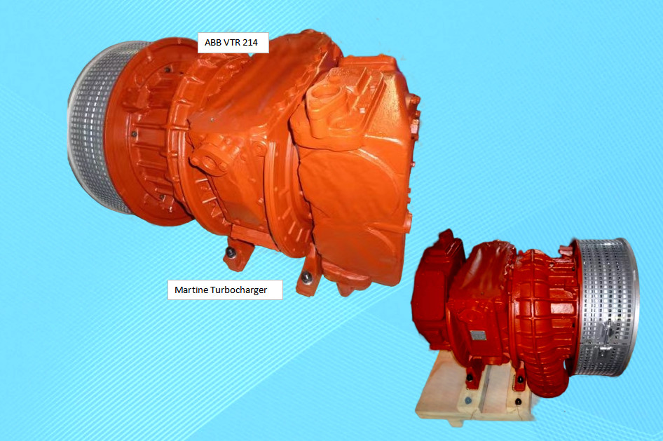 High Efficiency ABB VTR 214 Martine Turbocharger From 250kW To 10000kW