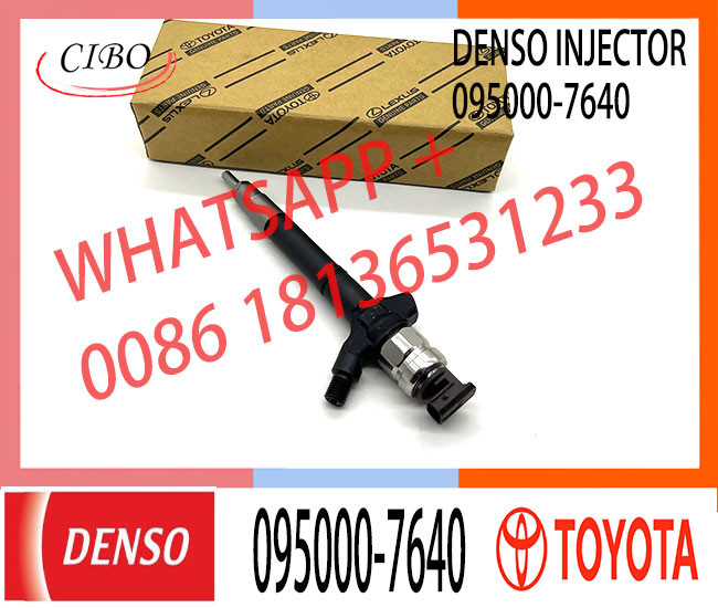 High Quality Diesel Common Rail Fuel Injector 095000-7640 for Corolla Verso Rav4 2AD-FTV 23670-0R170