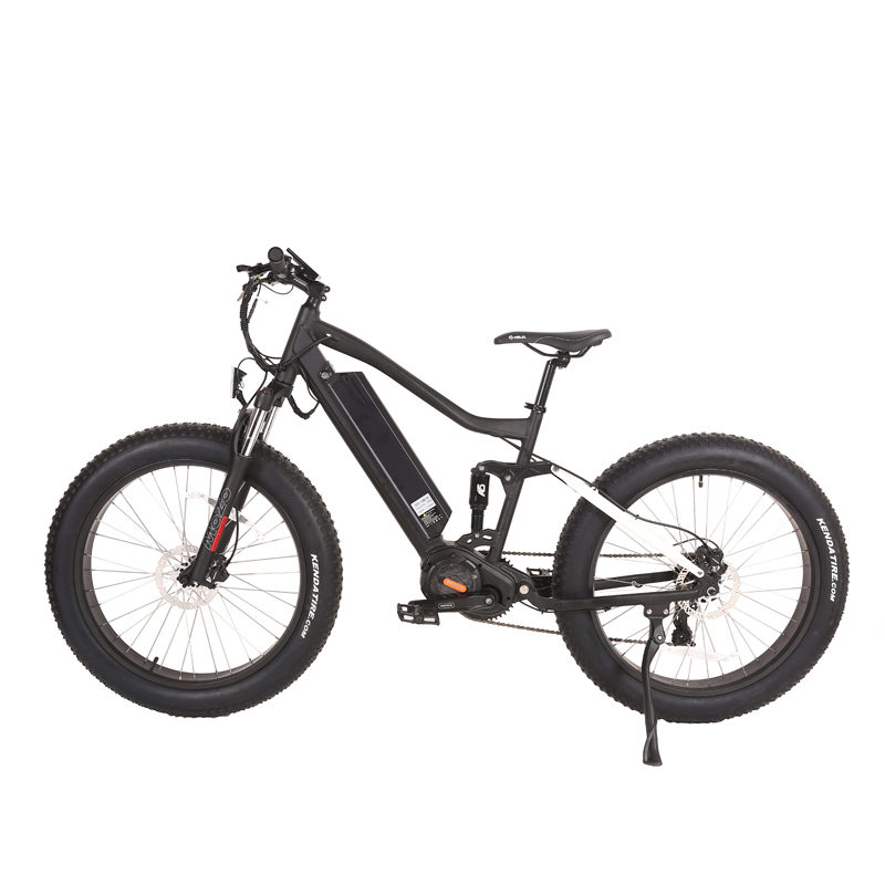 Domanca 48v 1000w Fat Tire Electric Bicycle Aluminum Alloy Frame 26" Full Suspensio