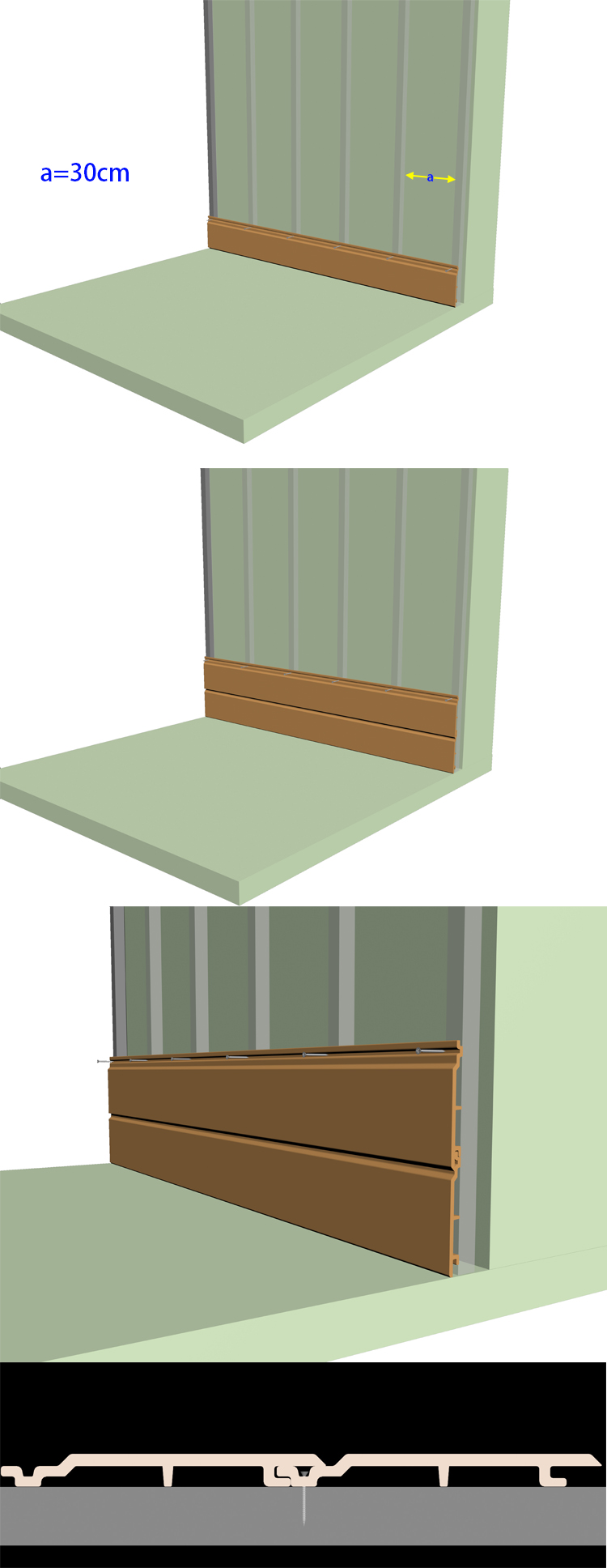 UV Resistant PVC Foam Wall Cladding Plate with Anti-Scratch and Anti-Fade Properties
