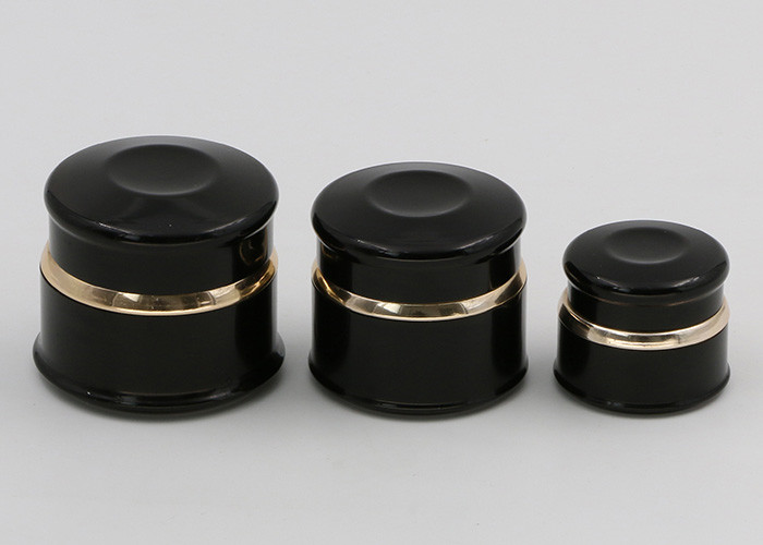 Aluminium Glass Cosmetic Jars Containers 15ml 20ml 50ml Gold Color