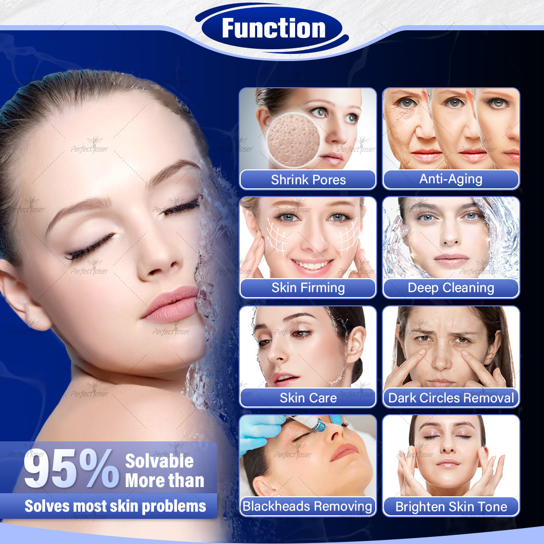 15 Kinds Of Handles Hydrafacial Beauty Machine With 100V-240V Voltage And 100Kpa Vacuum