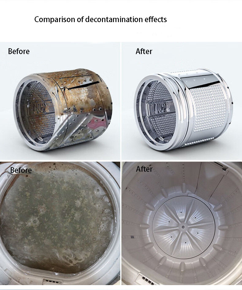 Washing Machine Cleaning Powder For Sink Detergent Sterilization Solution Antibacterial And Descaling