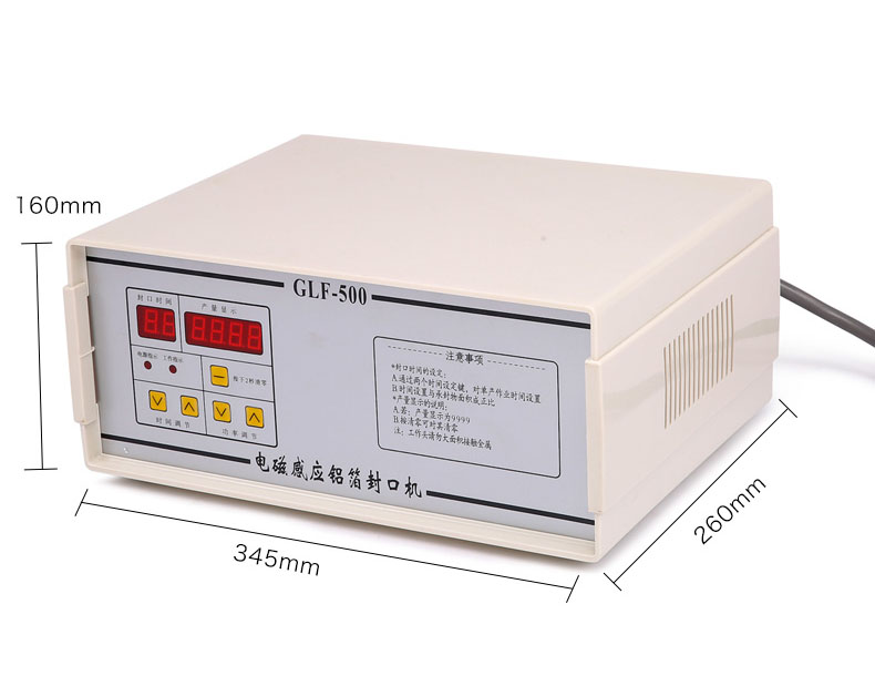 Plastic Packaging Material Manual Induction Sealer GLF-500 with User-friendly Design