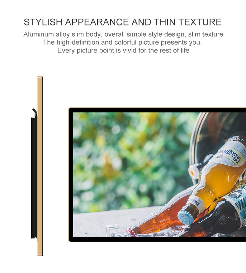85 Inch HD Wall Mounted Advertising Computer Android Touch Screen LCD Display