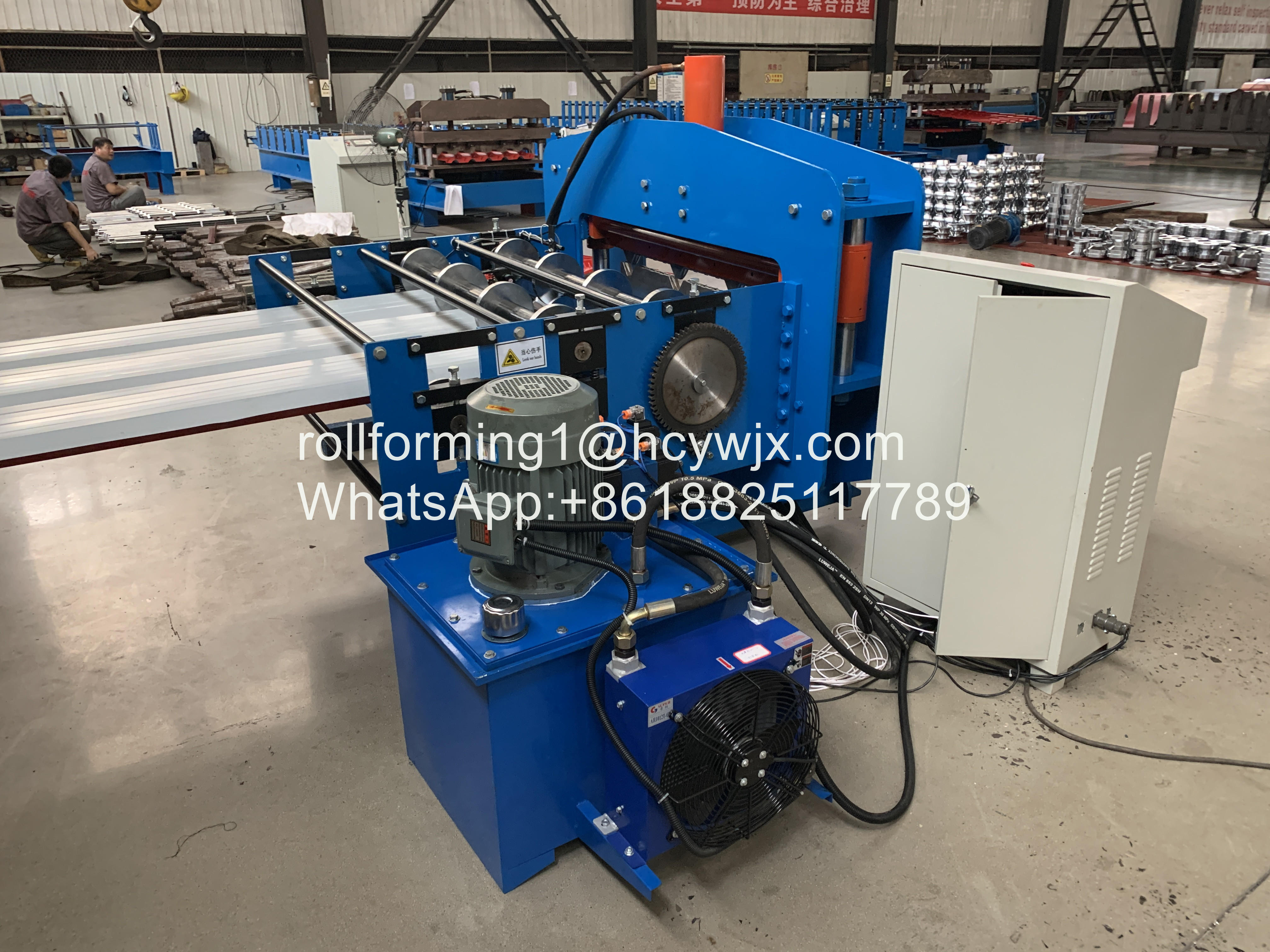 15m/Min Roof Sheet Crimping Machine Hydraulic Arching Ppgi Cold Forming