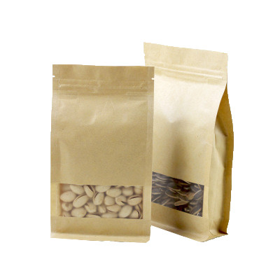 Great 2oz 4oz 50g 100g Resealable Mylar Washable Kraft Paper Bag For Organic Food