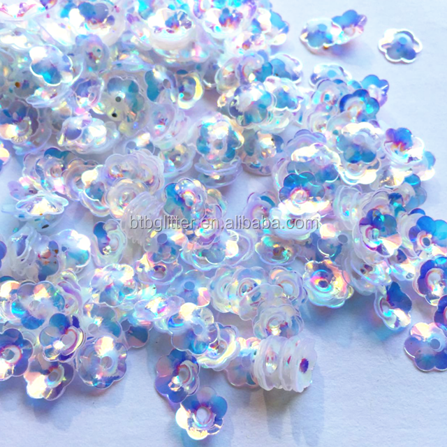 Glitter Sequins PET Art Craft Supplies Five-leaf Flower Loose Wedding Party Shoes Y3 10mm-20mm Stock Graduation Valentine's Day